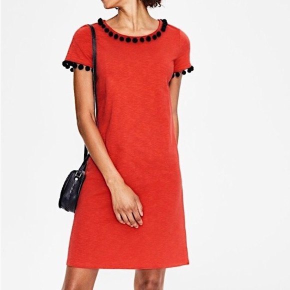 Boden Dresses & Skirts - Boden Bridget Pom Pom Jersey Dress
